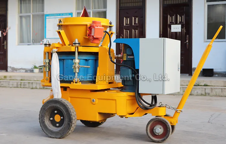 GAODETEC GZ-9ER High-Performance Refractory Gunning Machine For Dry-mix Shotcrete